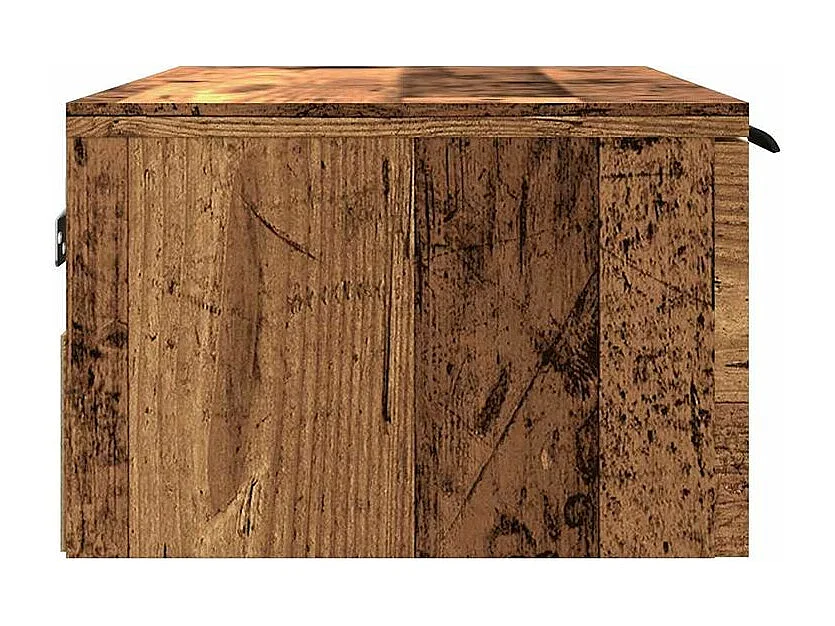 Armoire murale chêne artisanal 68x30x20 bois d'ingénierie