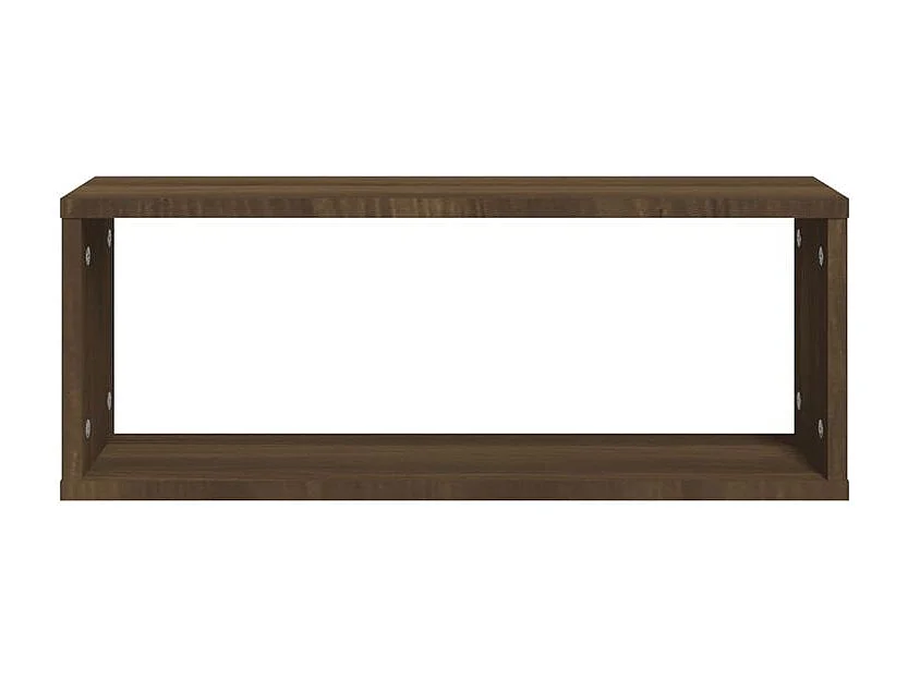 Étagères murales cube 6 pcs Chêne marron Bois d’ingénierie