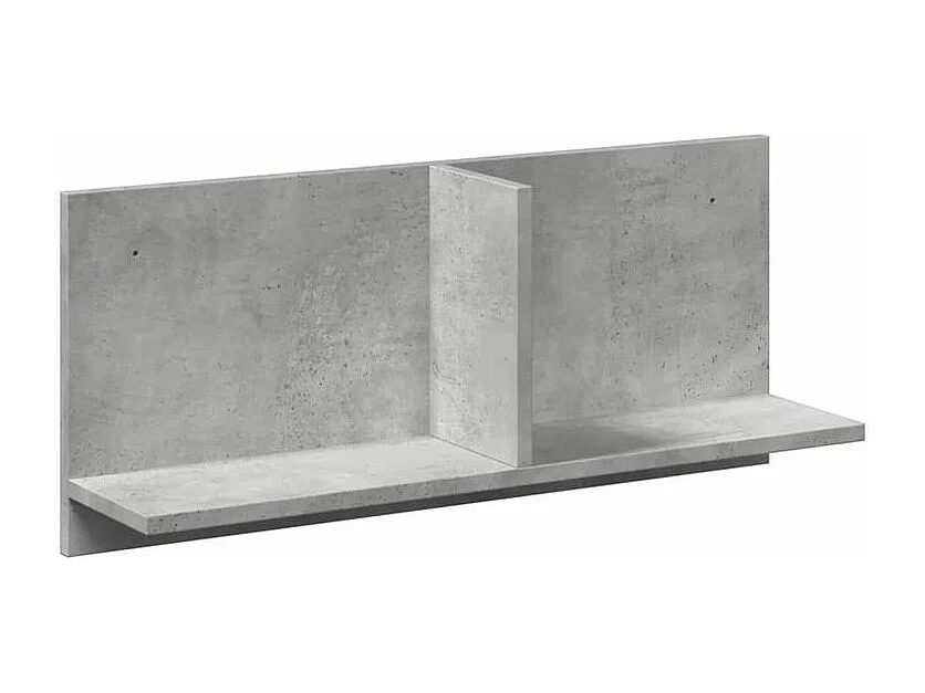 Armoire murale 70x16,5x30 gris béton cm bois d'ingénierie