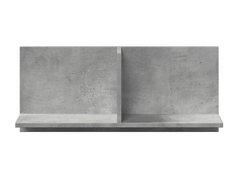 Armoire murale 70x16,5x30 gris béton cm bois d'ingénierie