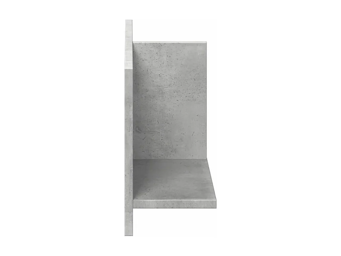 Armoire murale 70x16,5x30 gris béton cm bois d'ingénierie