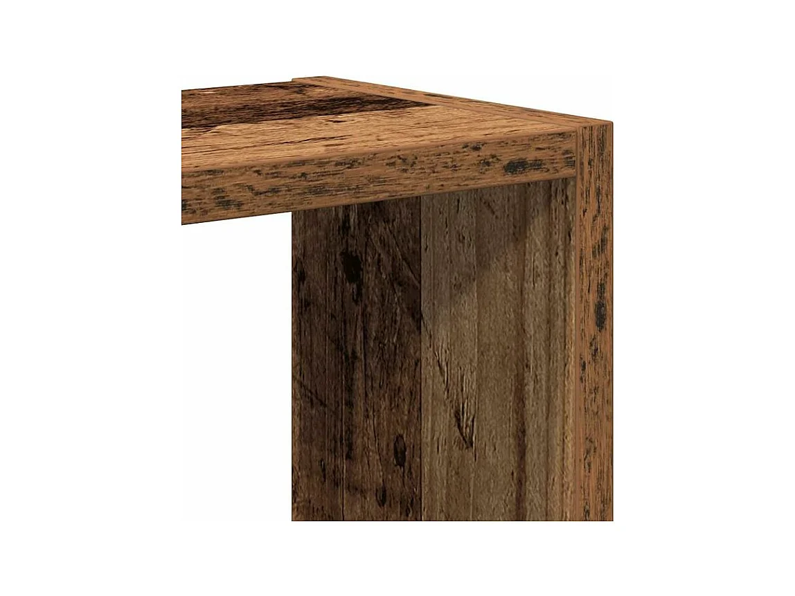 Étagère murale vieux bois 90x16x78 bois d'ingénierie