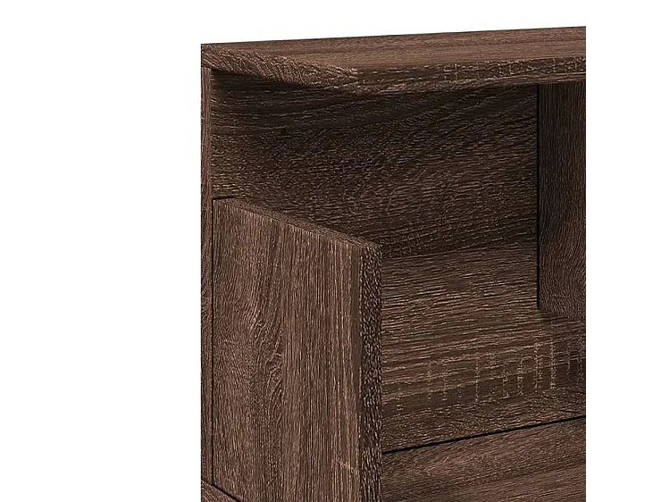 Armoire murale 80x20x30 chêne marron bois d'ingénierie