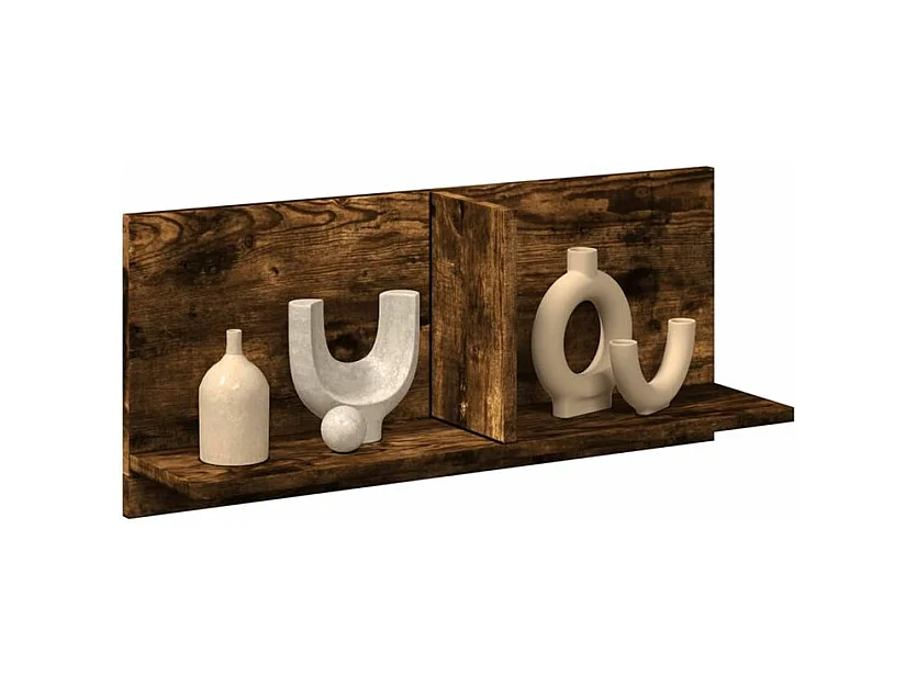 Armoire murale 70x16,5x30 chêne fumé bois d'ingénierie