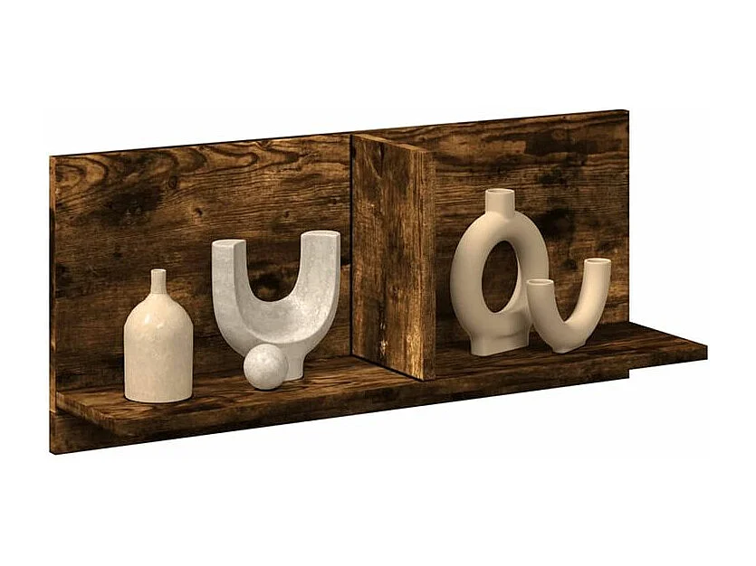 Armoire murale 70x16,5x30 chêne fumé bois d'ingénierie