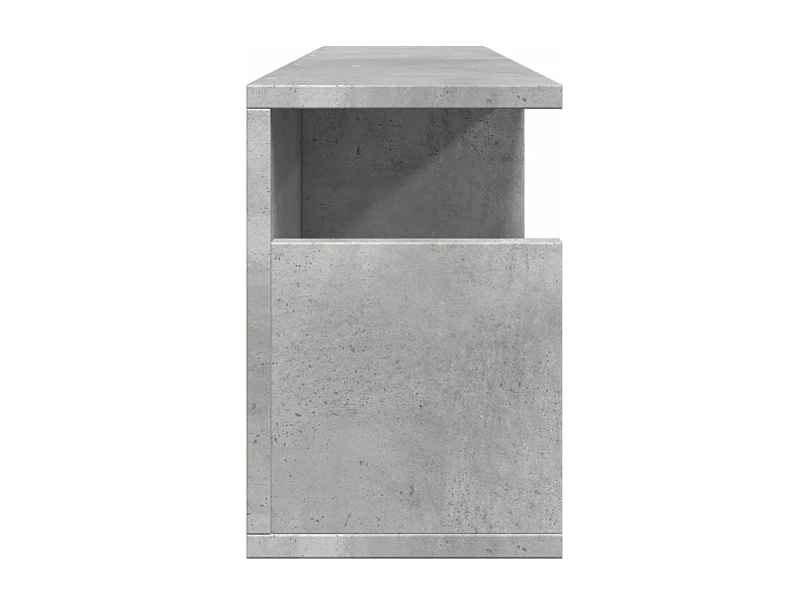 Armoire murale 80x20x30 gris béton bois d'ingénierie