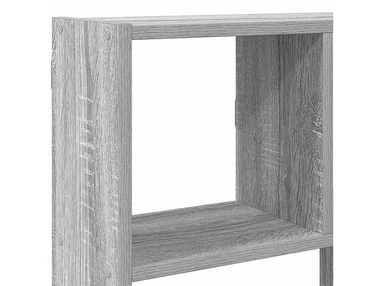 Étagère cube murale 12 compartiments sonoma gris