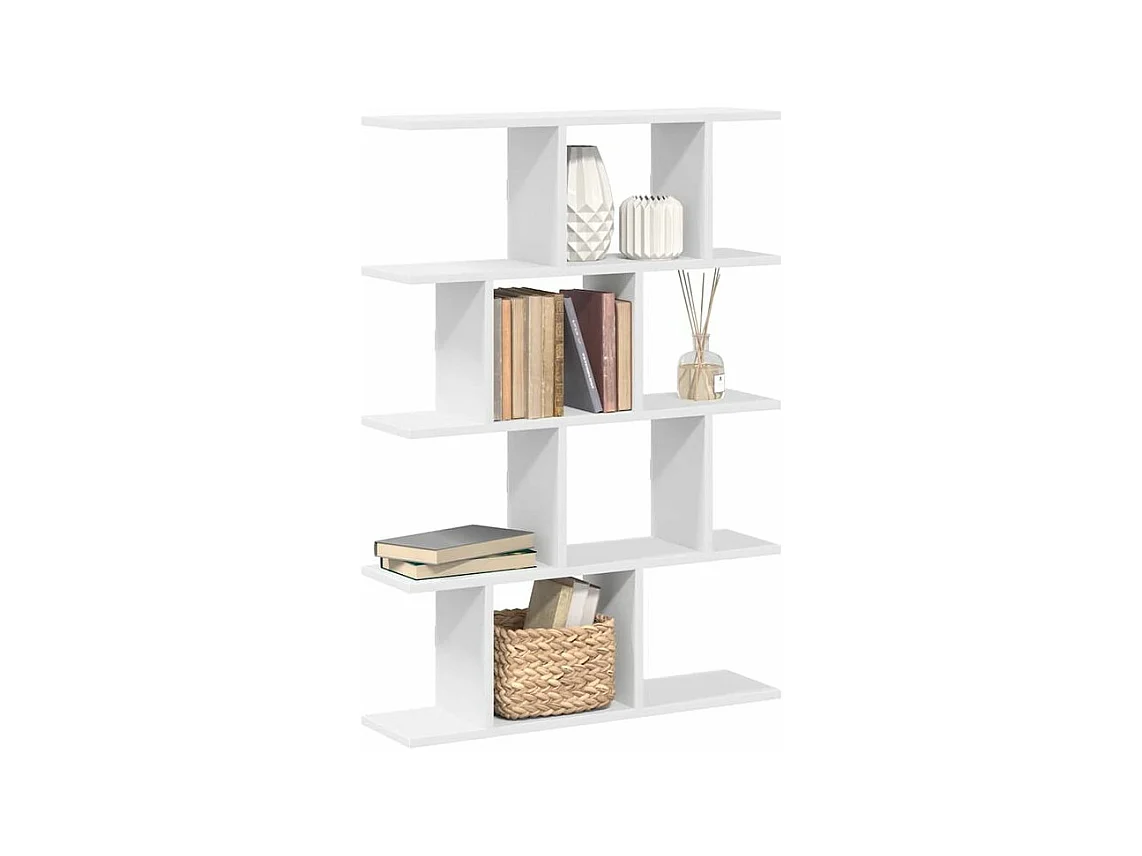 Étagère cube murale 12 compartiments blanc bois d'ingénierie