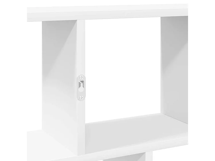 Étagère cube murale 12 compartiments blanc bois d'ingénierie