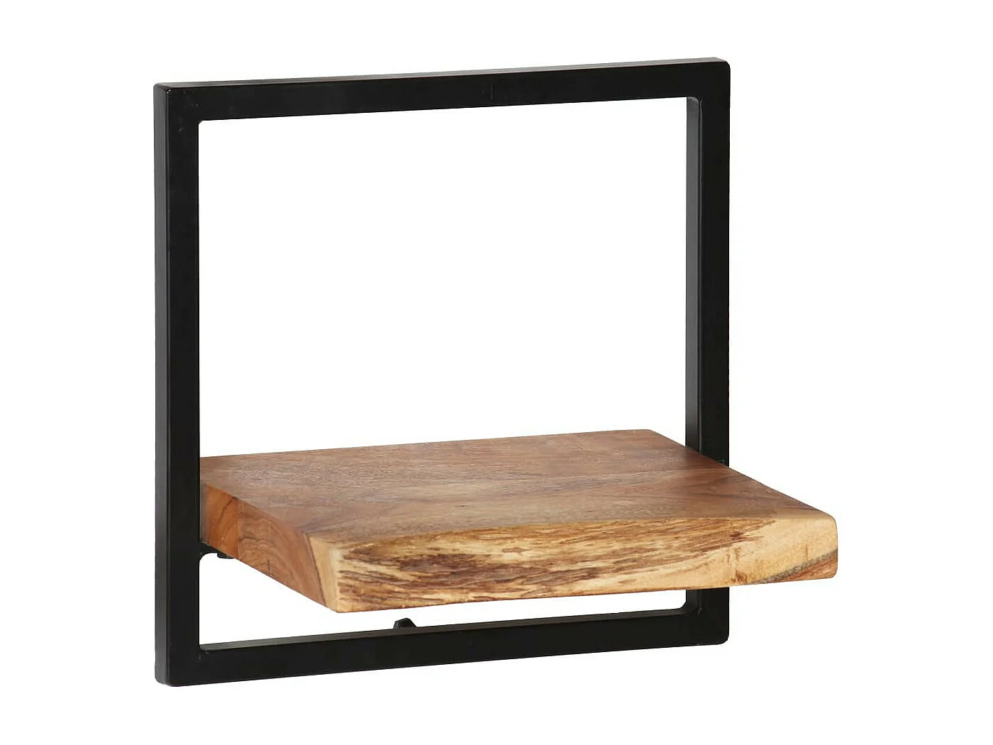 Set d'étagères murales 5 pcs Bois d'acacia massif et acier