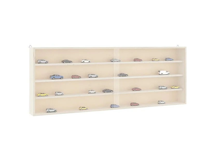 Vitrine murale avec portes 100x8,5x37