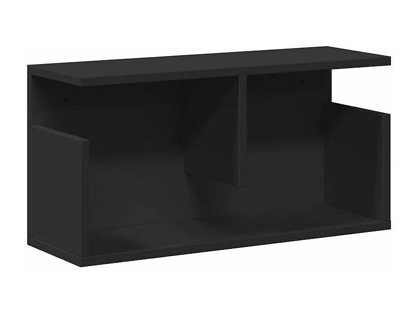 Armoire murale 60x20x30 noir bois d'ingénierie