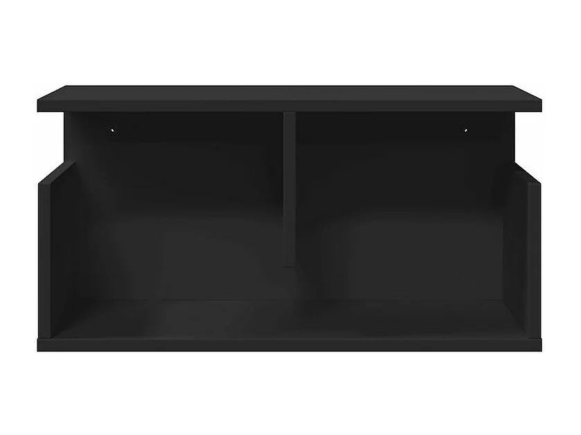 Armoire murale 60x20x30 noir bois d'ingénierie