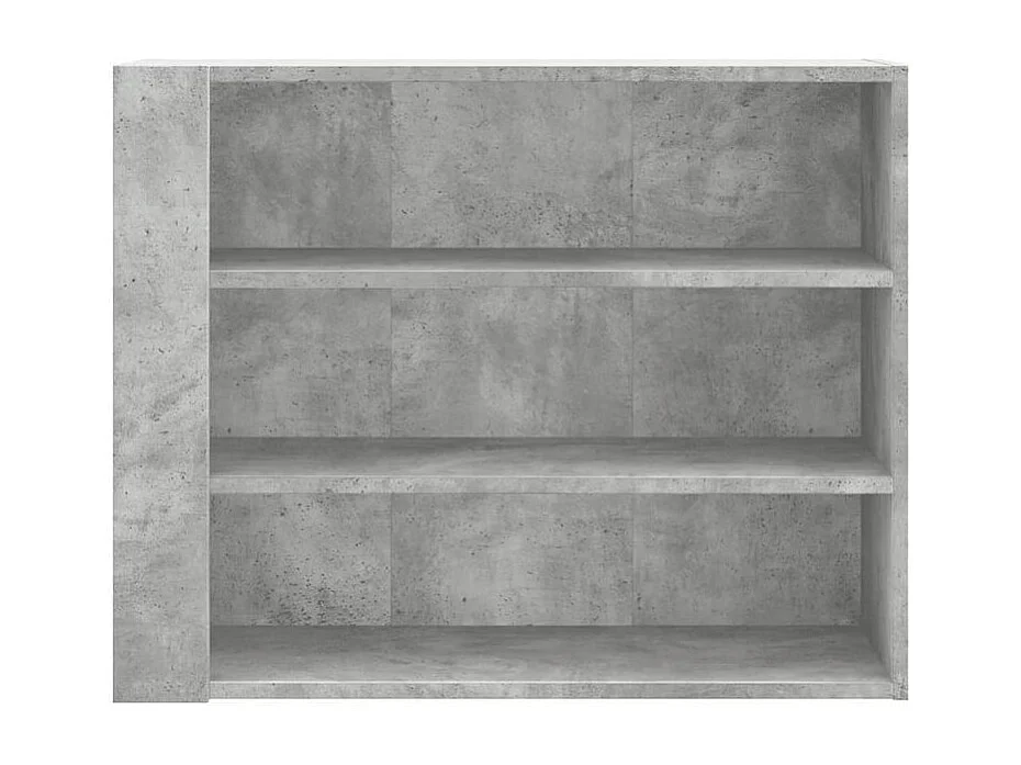 Armoire murale gris béton 75x35x60 bois d'ingénierie