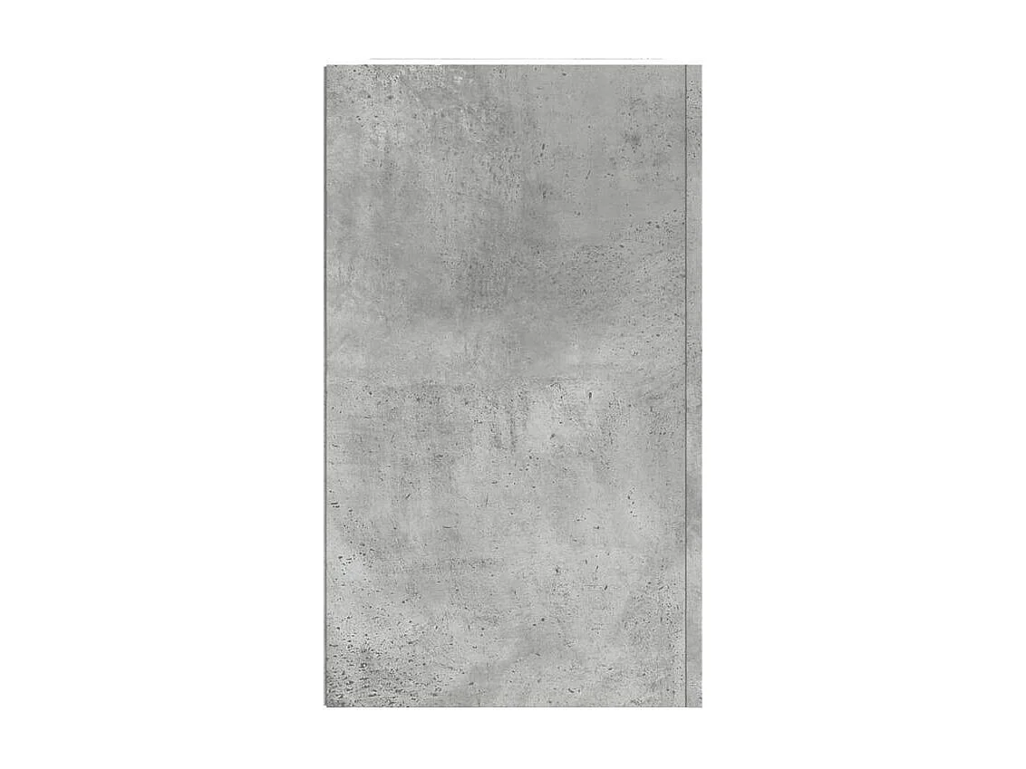 Armoire murale gris béton 75x35x60 bois d'ingénierie