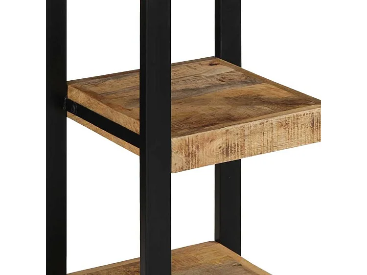 Étagère murale 35x35x100 bois de manguier brut massif