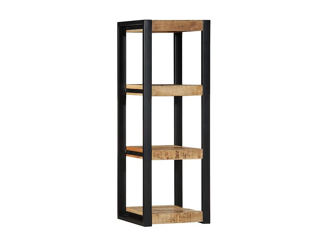 Étagère murale 35x35x100 bois de manguier brut massif