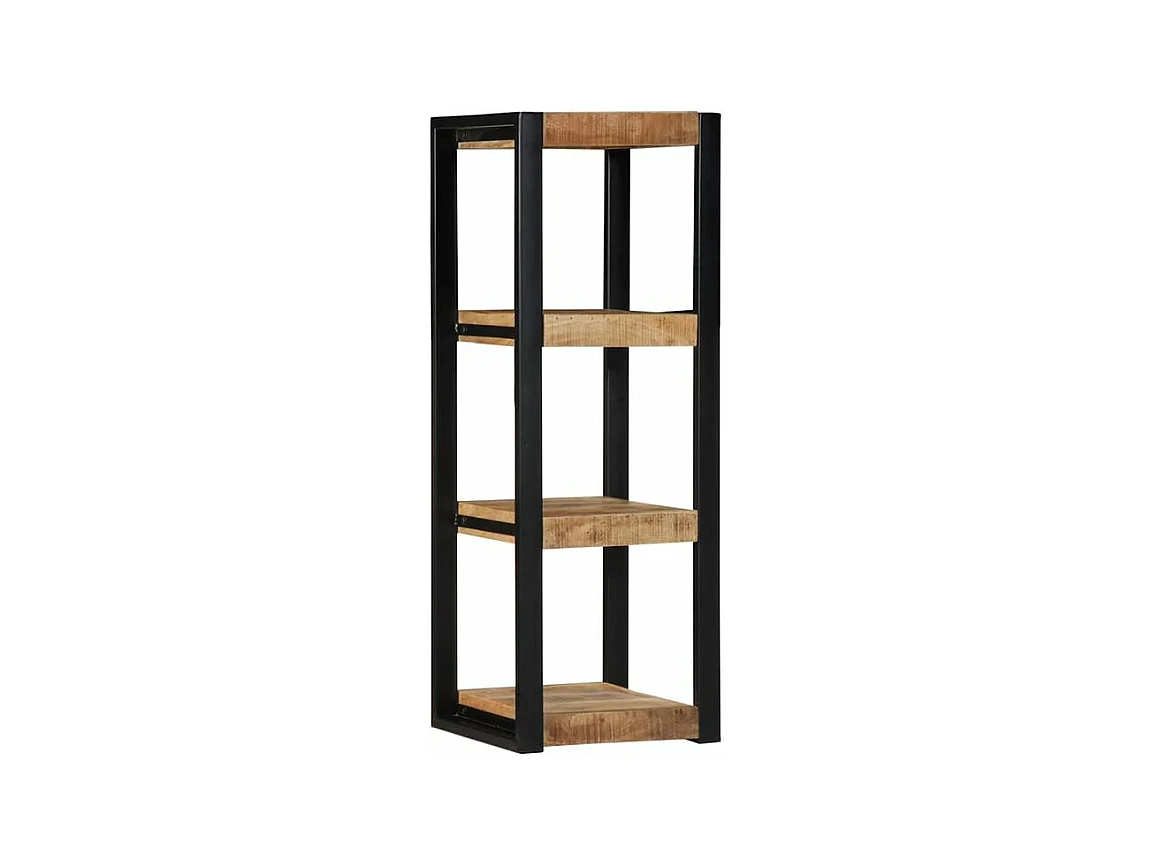 Étagère murale 35x35x100 bois de manguier brut massif