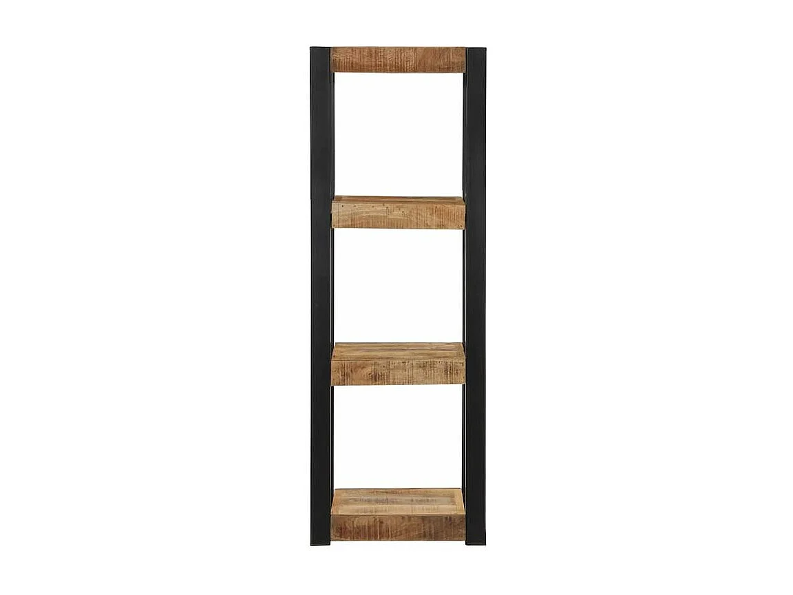 Étagère murale 35x35x100 bois de manguier brut massif