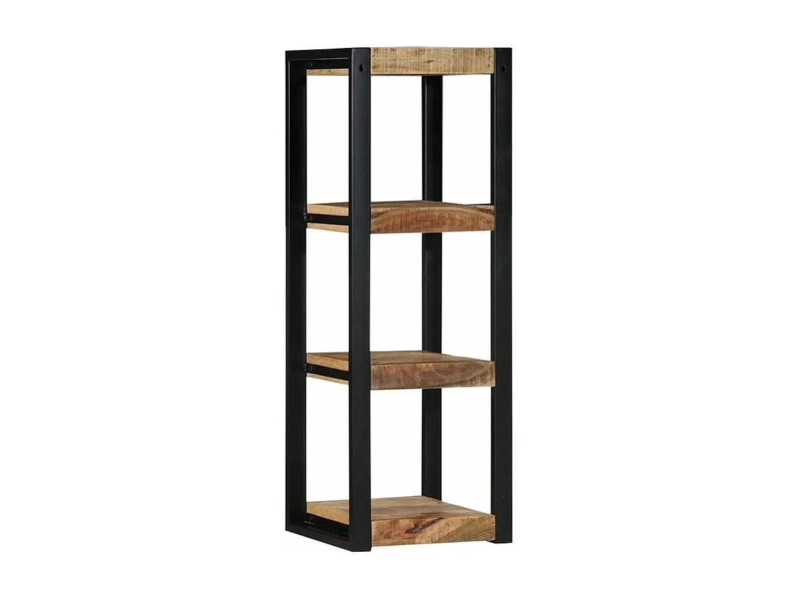 Étagère murale 35x35x100 bois de manguier brut massif