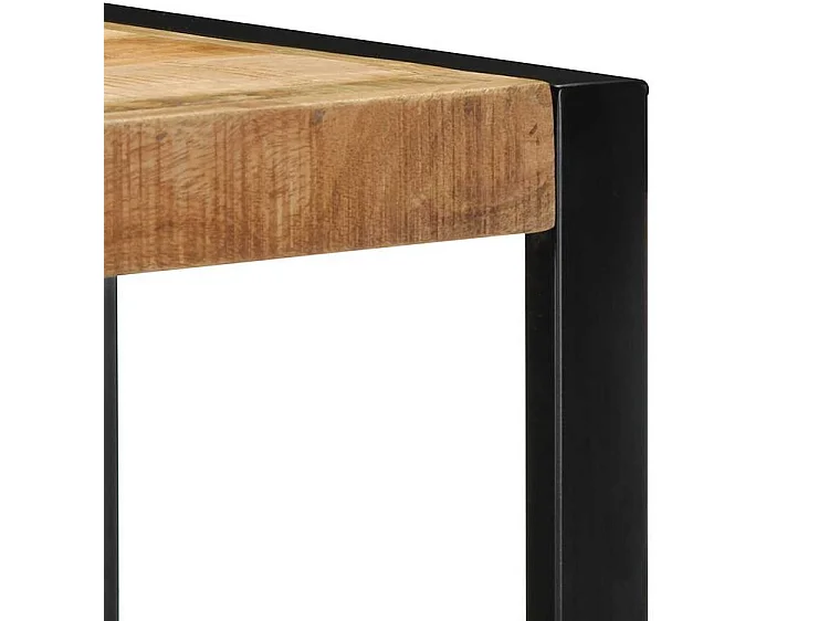 Étagère murale 35x35x100 bois de manguier brut massif