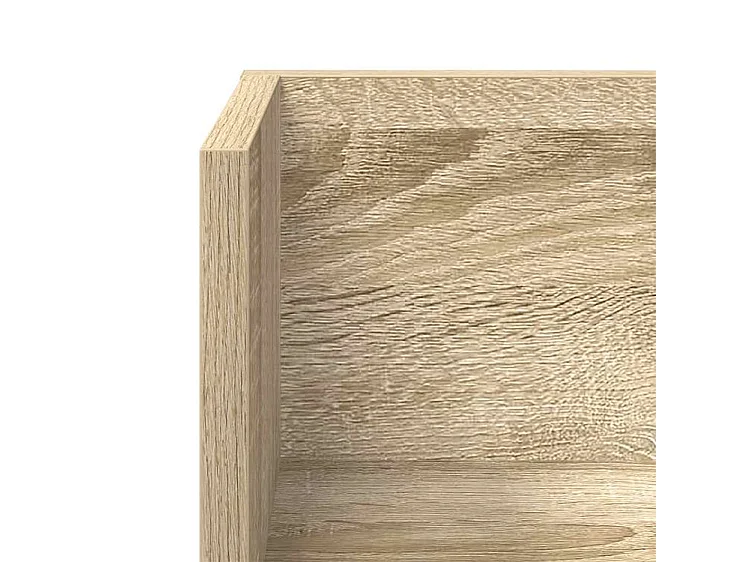 Étagères murales 2 pcs chêne sonoma 100x16,5x16,5