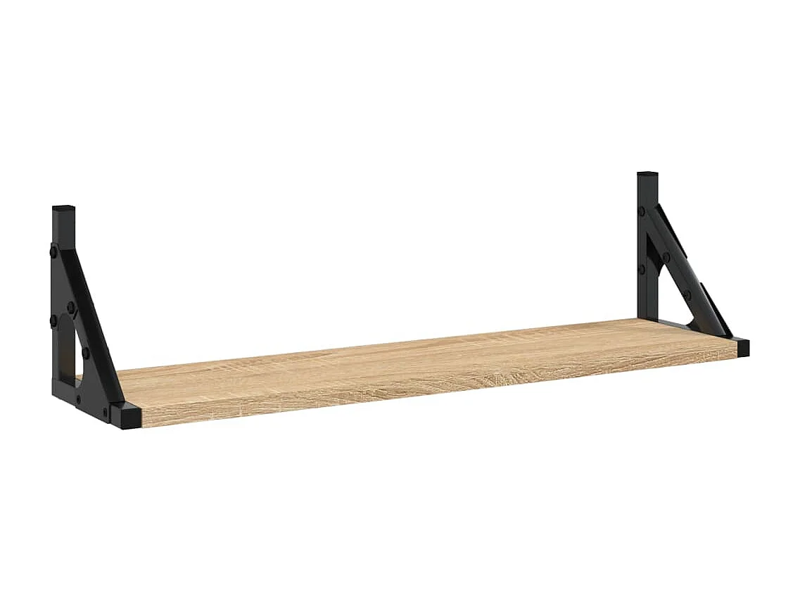 Étagères murales 2 pcs chêne sonoma 60x15x15,5
