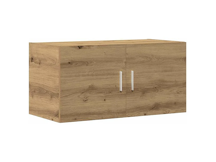 Armoire murale Korane L80xH40xP39 – Sobre et Polyvalente-Couleur Marron clair