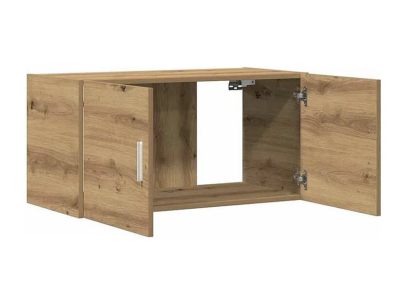 Armoire murale Korane L80xH40xP39 – Sobre et Polyvalente-Couleur Marron clair