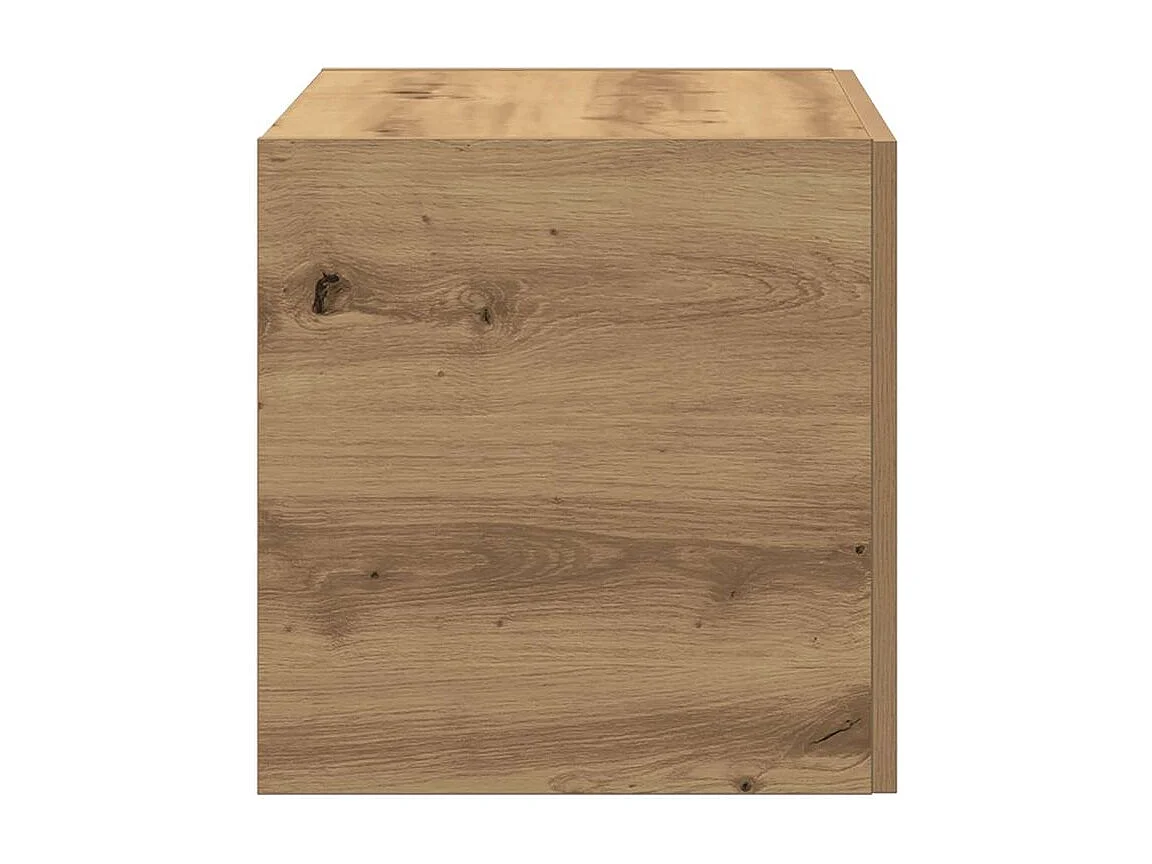 Armoire murale Korane L80xH40xP39 – Sobre et Polyvalente-Couleur Marron clair