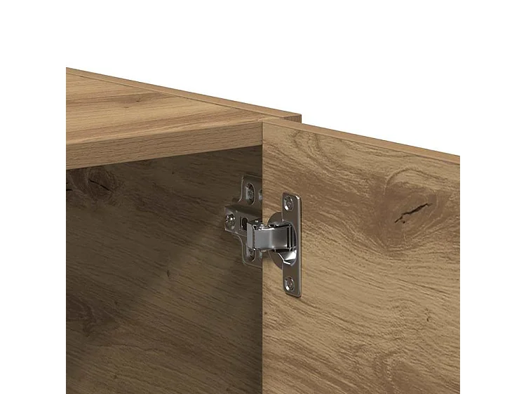 Armoire murale Korane L80xH40xP39 – Sobre et Polyvalente-Couleur Marron clair