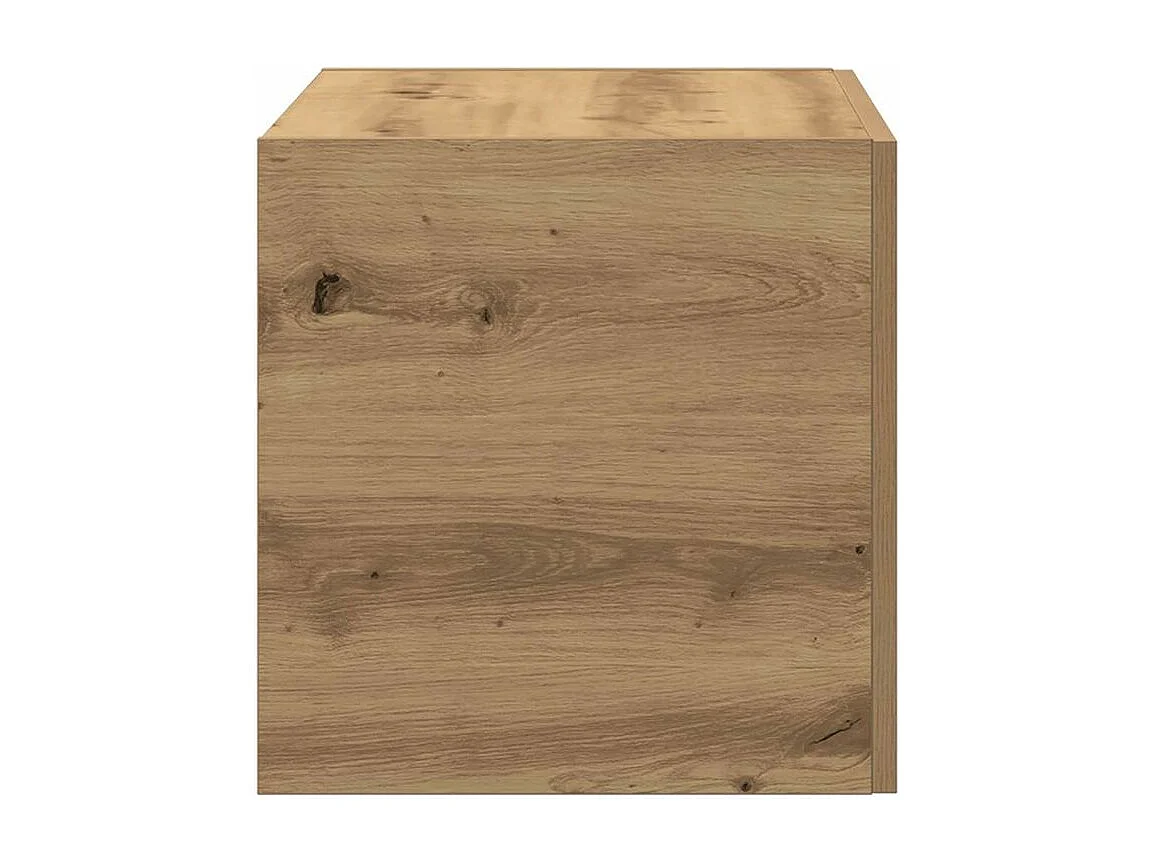 Armoire murale Korane L80xH40xP39 – Sobre et Polyvalente-Couleur Marron clair