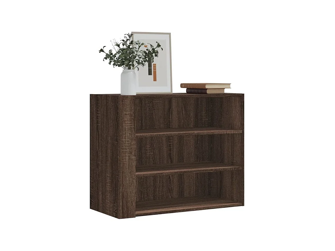 Armoire murale chêne marron 75x35x60 bois d'ingénierie