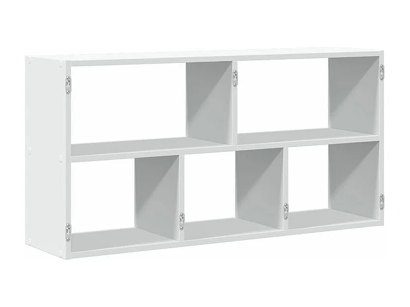Étagère murale blanc 100x25x50 bois d'ingénierie