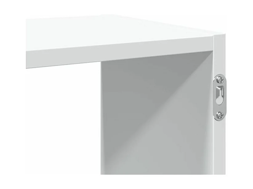 Étagère murale blanc 100x25x50 bois d'ingénierie