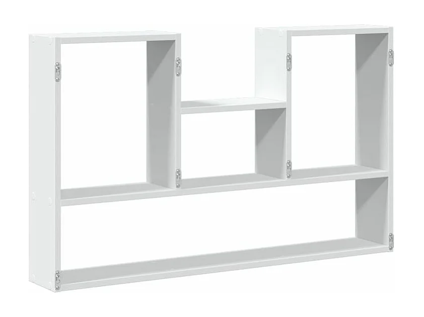 Étagère murale blanc 99x15x60 bois d'ingénierie