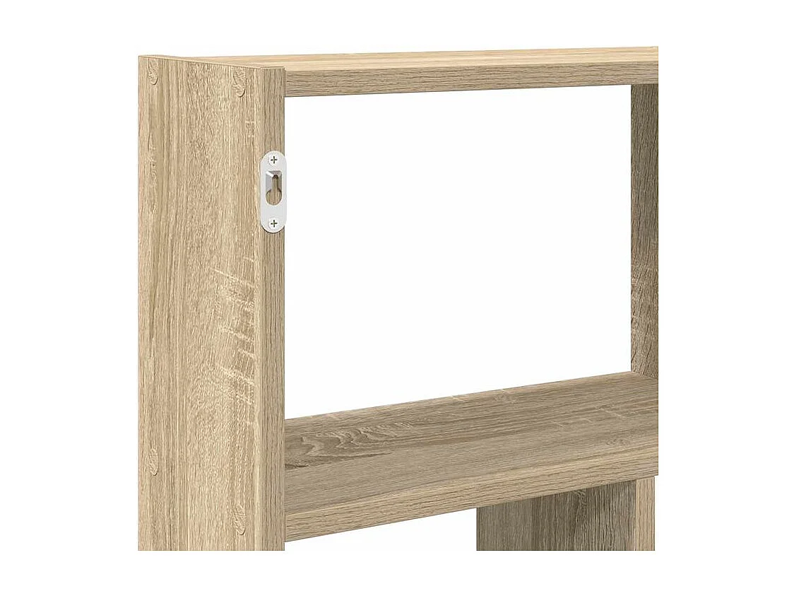 Étagère cube murale 12 compartiments chêne sonoma