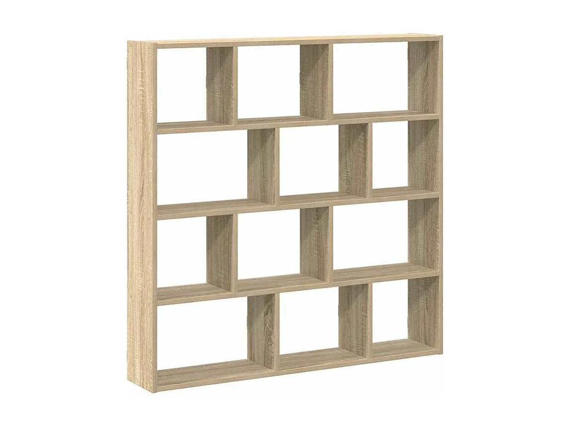 Étagère cube murale 12 compartiments chêne sonoma