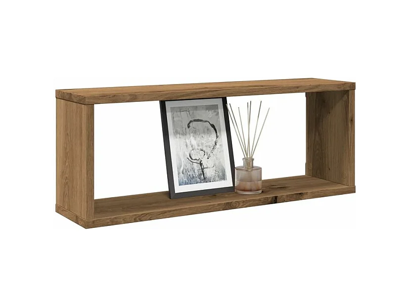 Étagères murales sous forme de cube 6 pcs chêne artisanal