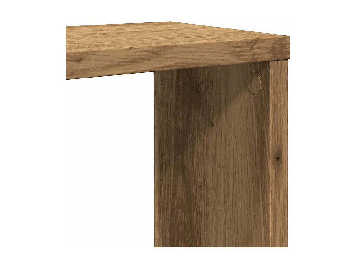 Étagères murales sous forme de cube 6 pcs chêne artisanal