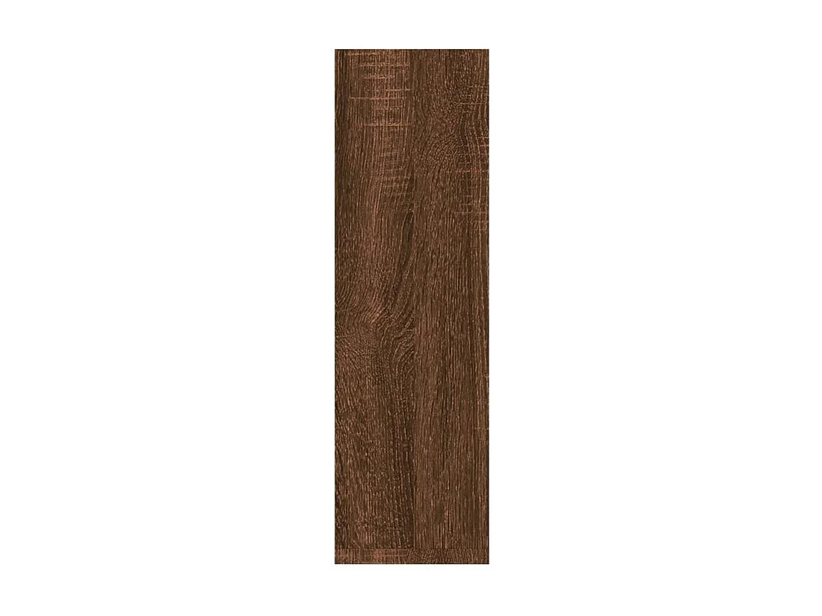 Étagères murales 2 pcs Chêne marron 50x15x50 Bois ingénierie