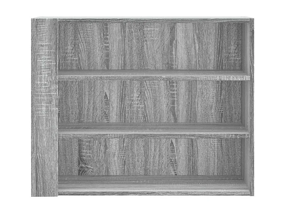 Armoire murale sonoma gris 75x35x60 bois d'ingénierie