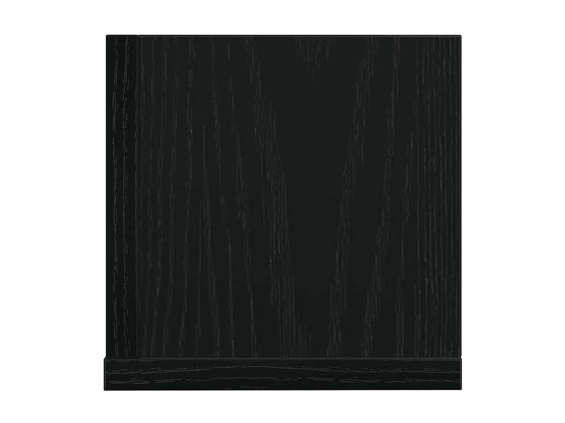 Étagères murales 2 pcs noir 100x16,5x16,5 bois d'ingénierie