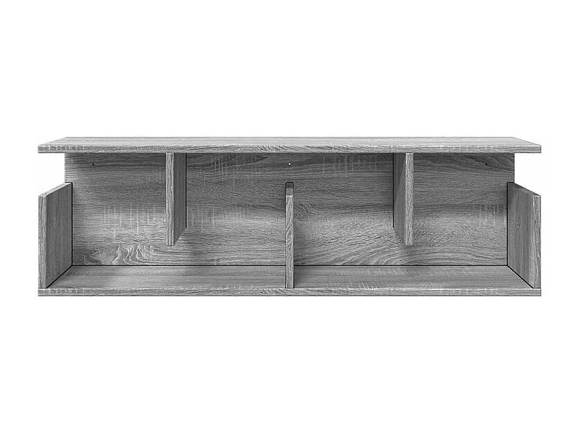 Armoire murale 100x20x30 sonoma gris bois d'ingénierie