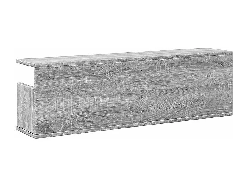 Armoire murale 100x20x30 sonoma gris bois d'ingénierie