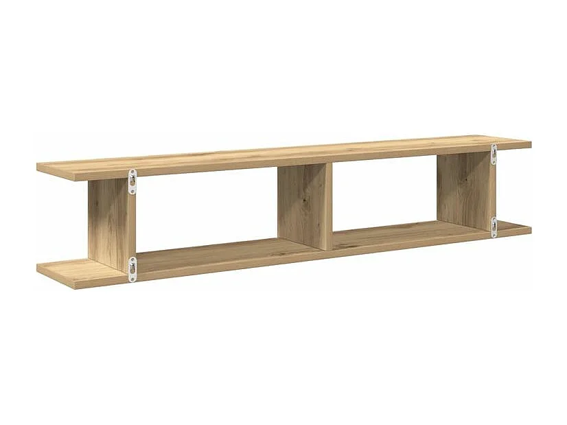 Étagères murales 2 pcs chêne artisanal 105x18x20