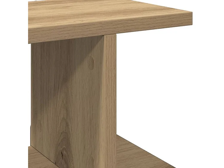 Étagères murales 2 pcs chêne artisanal 105x18x20