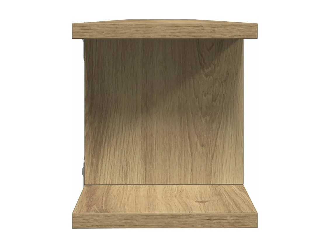 Étagères murales 2 pcs chêne artisanal 105x18x20