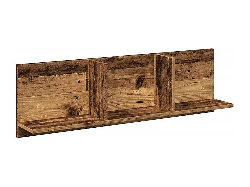 Armoire murale 100x16,5x30 vieux bois bois d'ingénierie