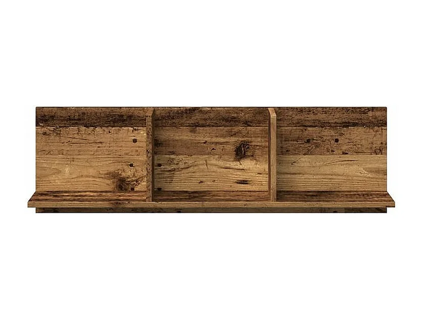 Armoire murale 100x16,5x30 vieux bois bois d'ingénierie